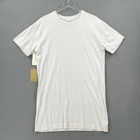 ARITZIA WILFRED Getaway T-shirt Dress Women Small Light Purple Frosted Lilac NWT - Picture 1 of 16